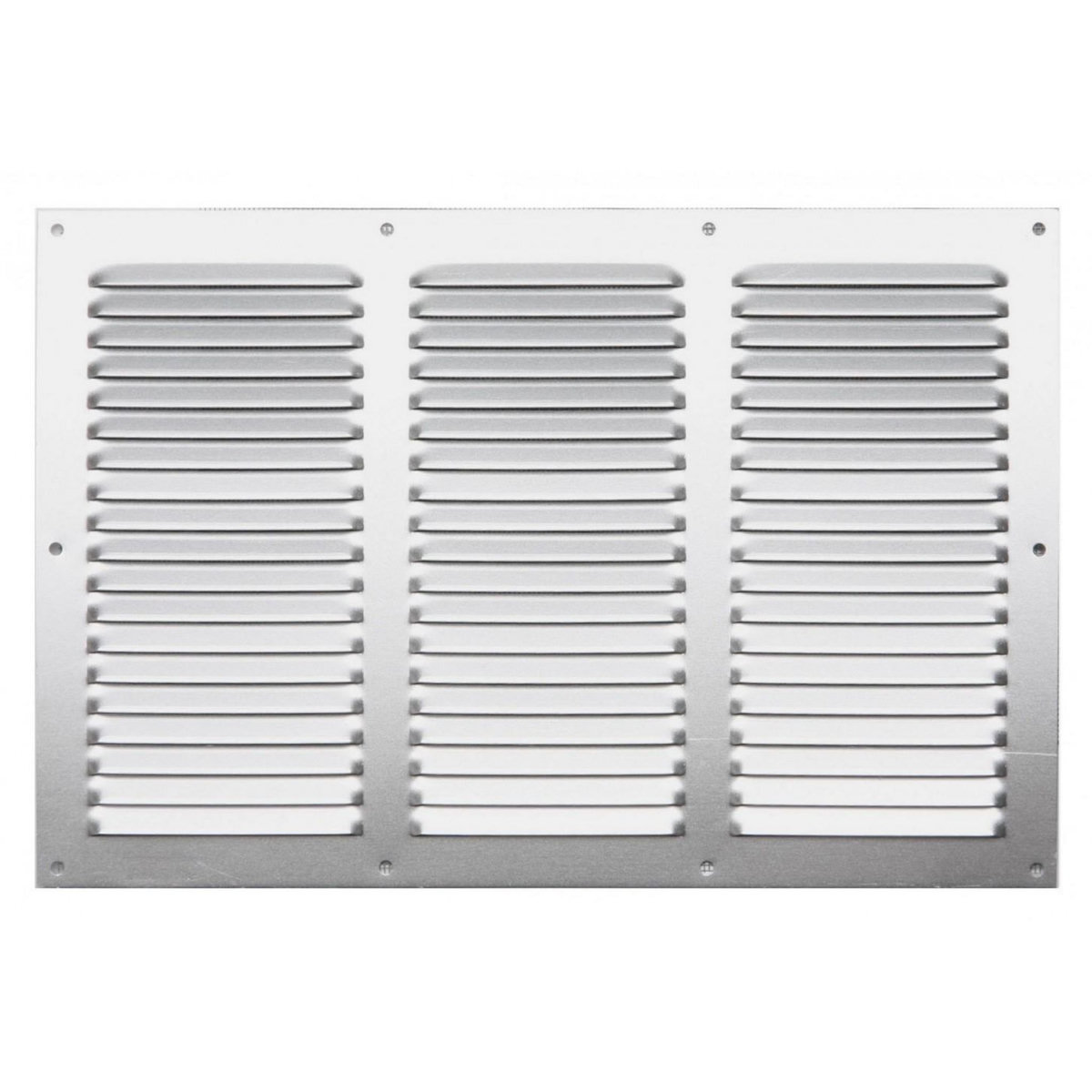 CENTRALE BRICO Grille d'aération aluminium anodisé, L.20 x l.30 cm