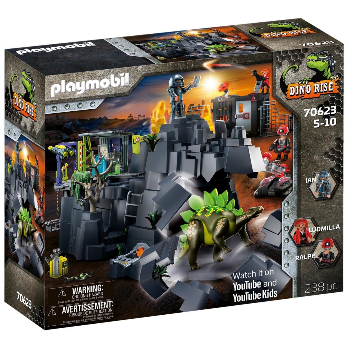 Playmobil Dino Rise - Spinosaure et combattants, Playmobil