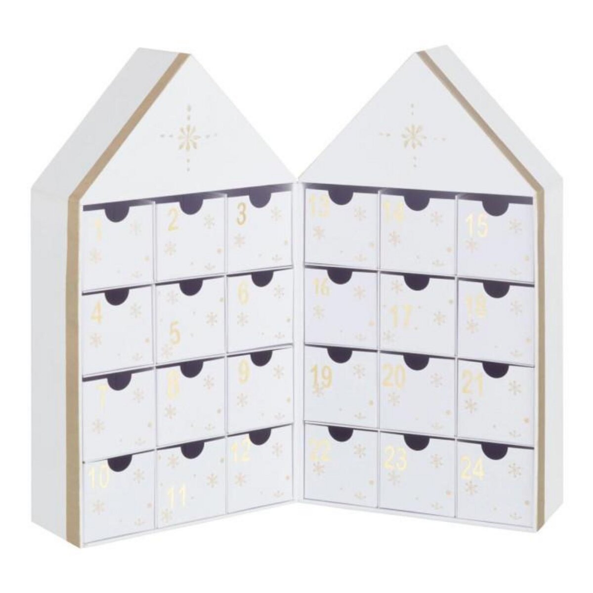 Paris Prix Calendrier de l'Avent Personnalisé  Maison  34cm Blanc