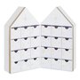 Voir la diapositive 1 : Paris Prix Calendrier de l'Avent Personnalisé  Maison  34cm Blanc