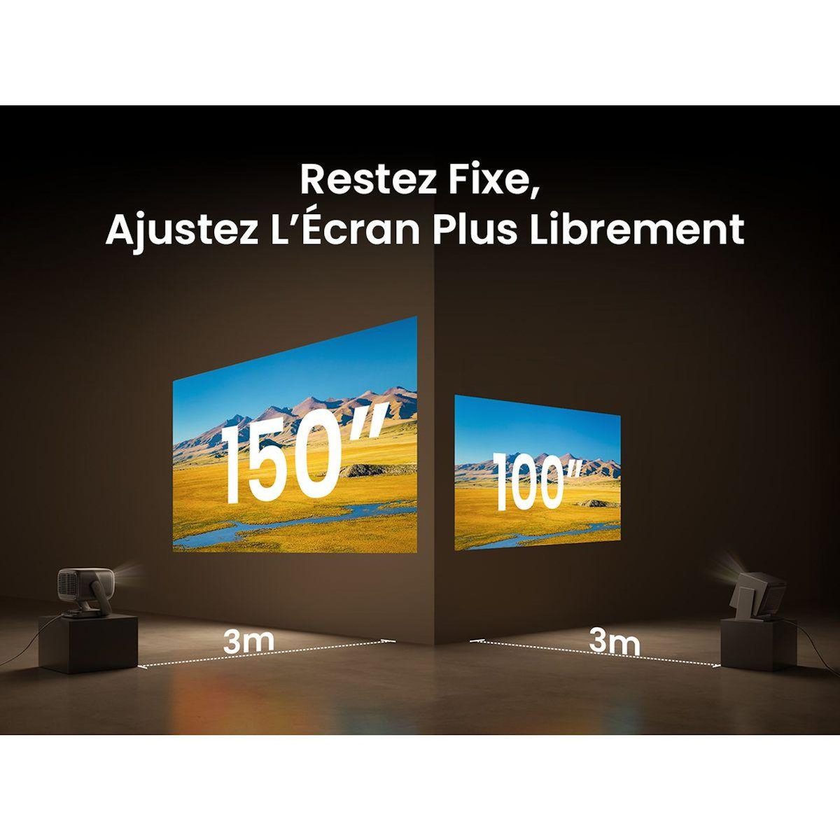 JMGO Vidéoprojecteur home cinéma N3 ULTIMATE