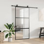 Voir la diapositive 3 : VIDAXL Porte coulissante avec kit de quincaillerie noir 102,5x205 cm