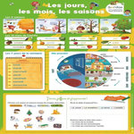 LES JOURS, LES MOIS, LES SAISONS. AVEC UNE ZONE EFFACABLE POUR S'ENTRAINER, Francescon Nicolas