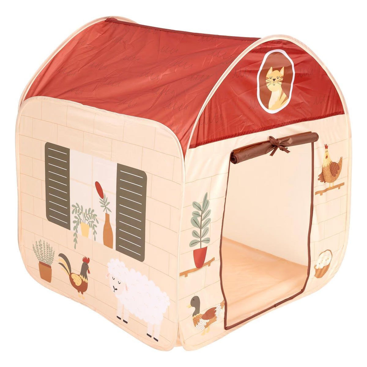 Atmosphera Kids Tente Pop Up Enfant  Maison Ferme  96cm Multicolore