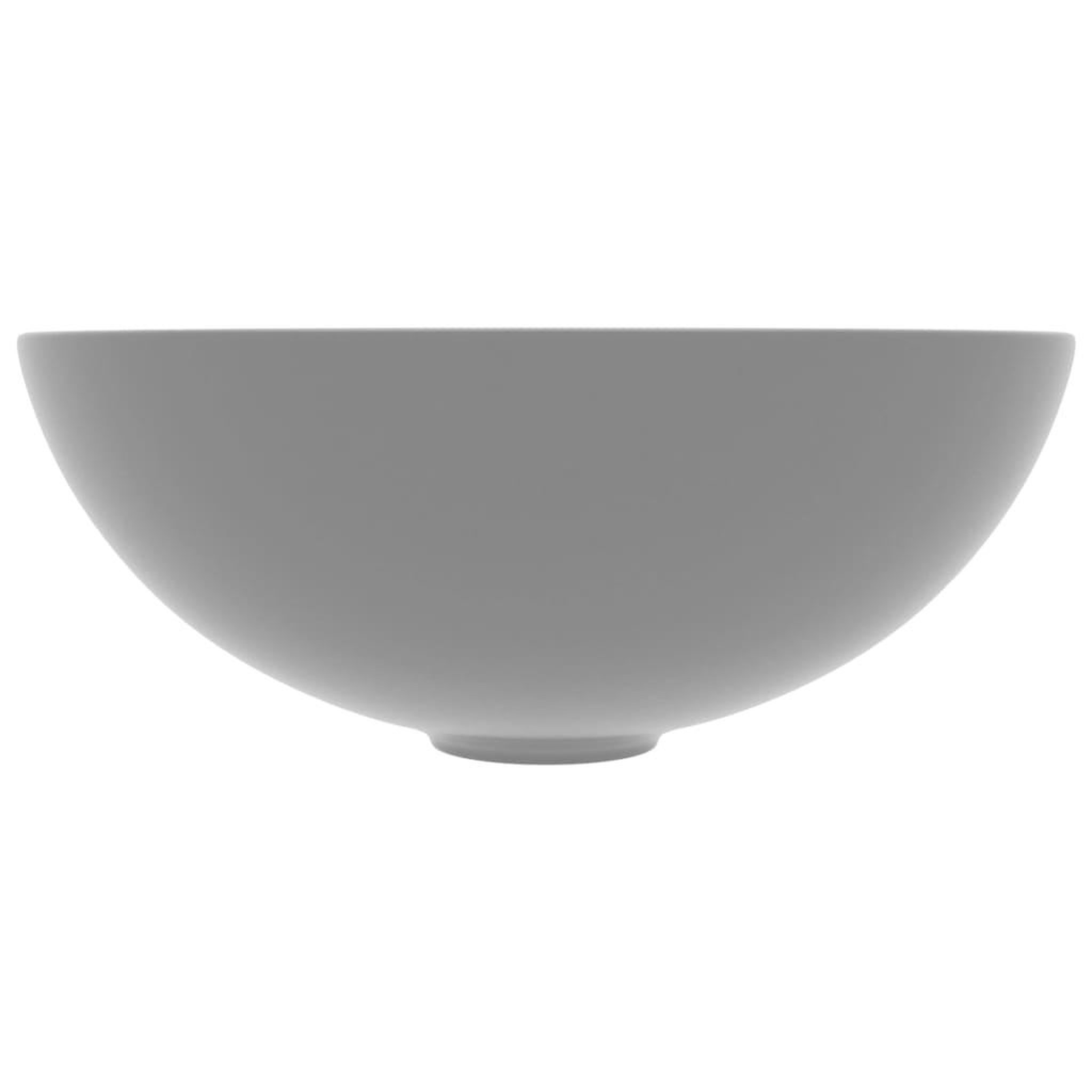 Voir la diapositive 3 : VIDAXL Lavabo de salle de bain Ceramique Gris clair Rond