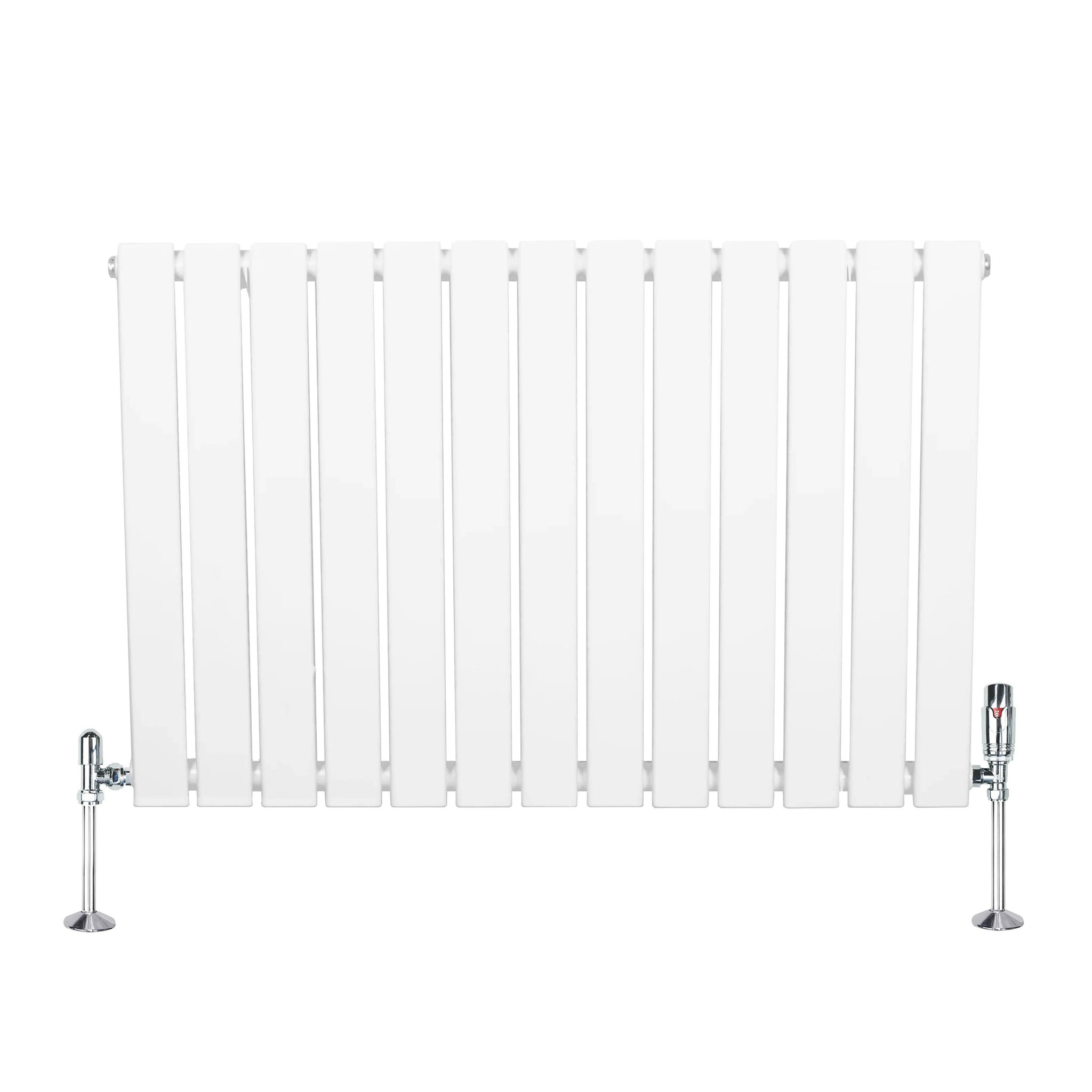 Voir la diapositive 2 : MONSTERSHOP Radiateur plat à 1 panneau & vannes - 600 x 910 mm