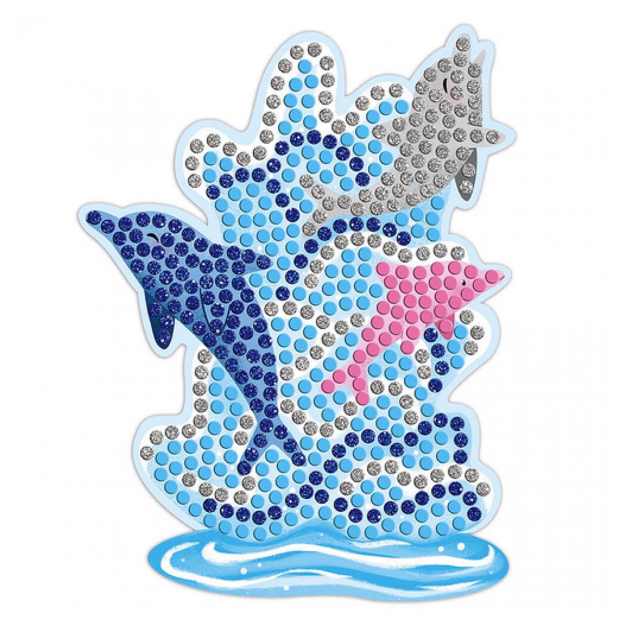 Voir la diapositive 2 : Juratoys-Janod Kit creatif - Mosaiques dauphins et Sirenes