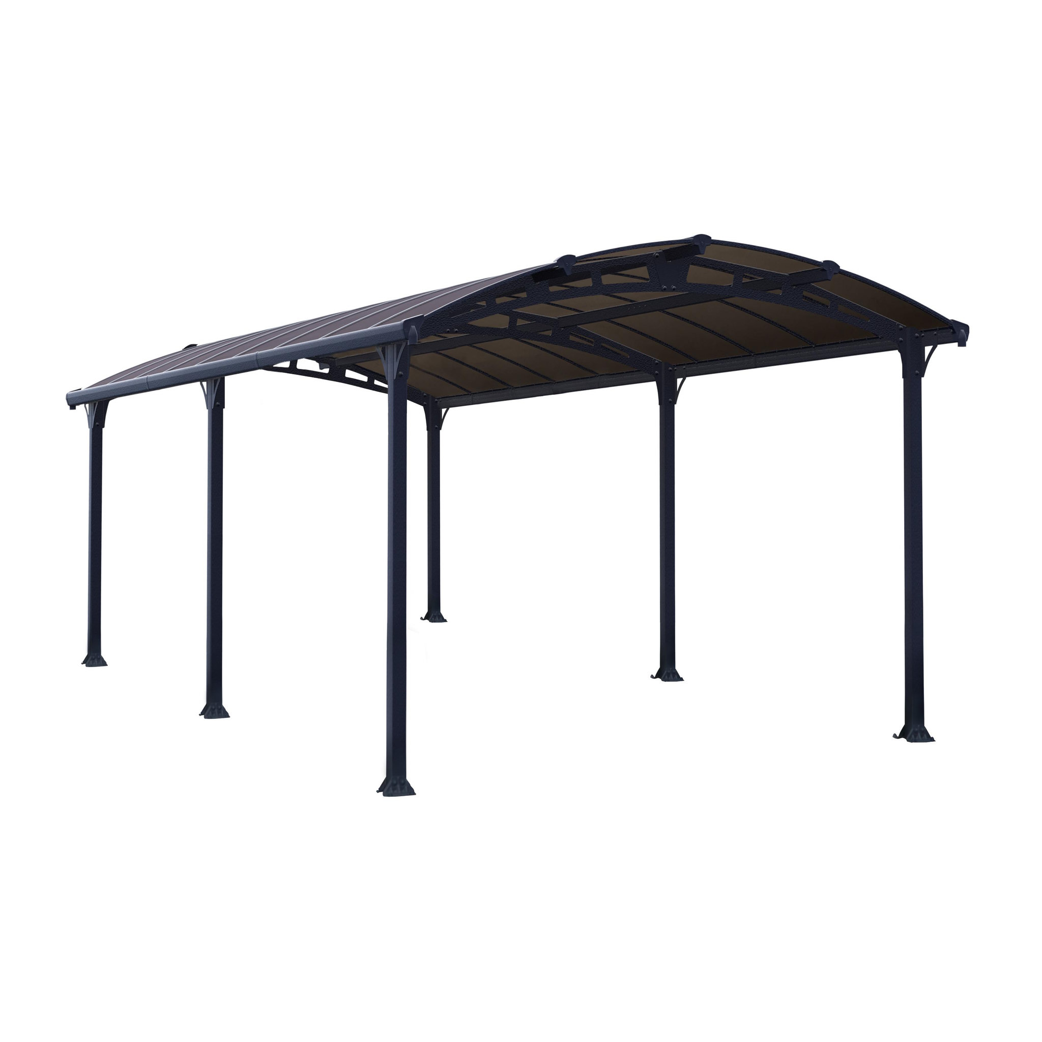 Voir la diapositive 2 : Canopia by PALRAM Carport aluminium 20,1 m² ARCADIA 6400