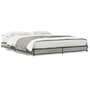 Voir la diapositive 2 : VIDAXL Cadre de lit sans matelas sonoma gris 140x190 cm