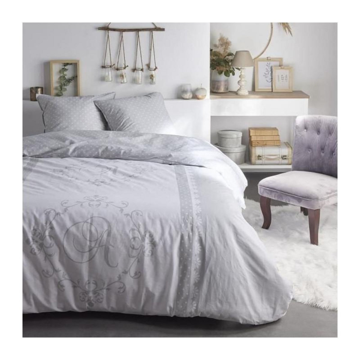 Today Parure de lit 2 personnes - TODAY - Sunshine 15.30 - 220 x 240 cm - 100% Coton imprimé