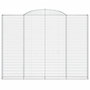 Voir la diapositive 4 : VIDAXL Paniers a gabions arques 2 pcs 300x30x220/240 cm fer galvanise