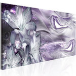 Paris Prix Tableau  Lilies & Waves Narrow Pale Violet. Coloris disponibles : Multicolore