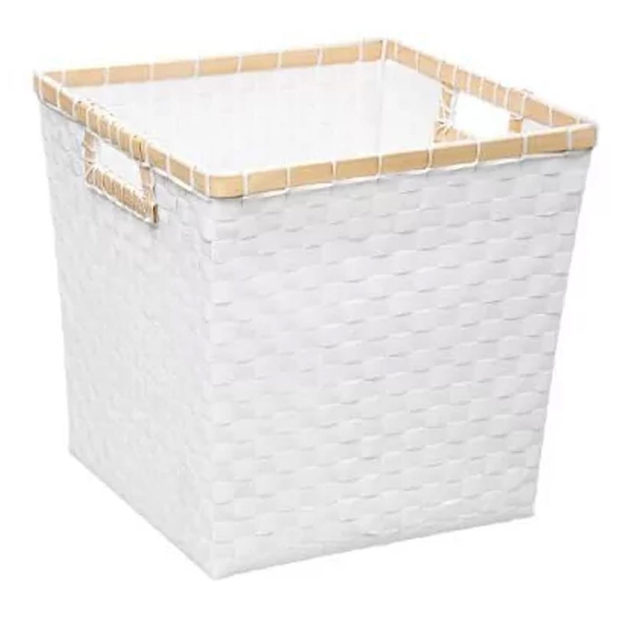 FIVE Boîte de rangement effet tressé  mix n'modul  31cm blanc