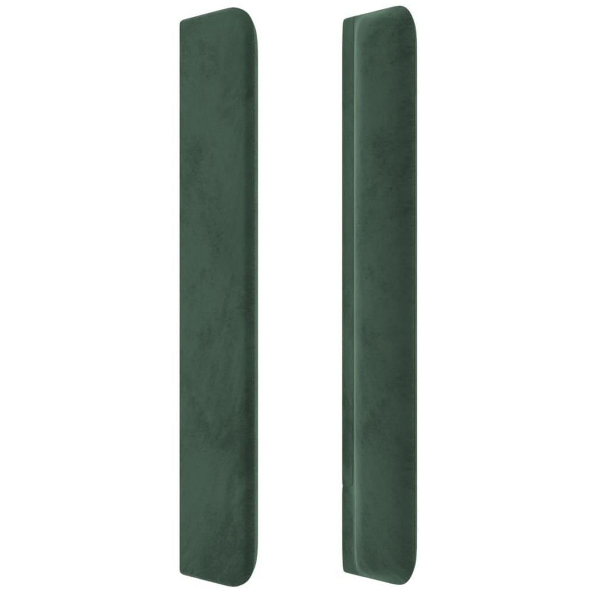 VIDAXL Tete de lit avec oreilles Vert fonce 103x16x118/128 cm Velours