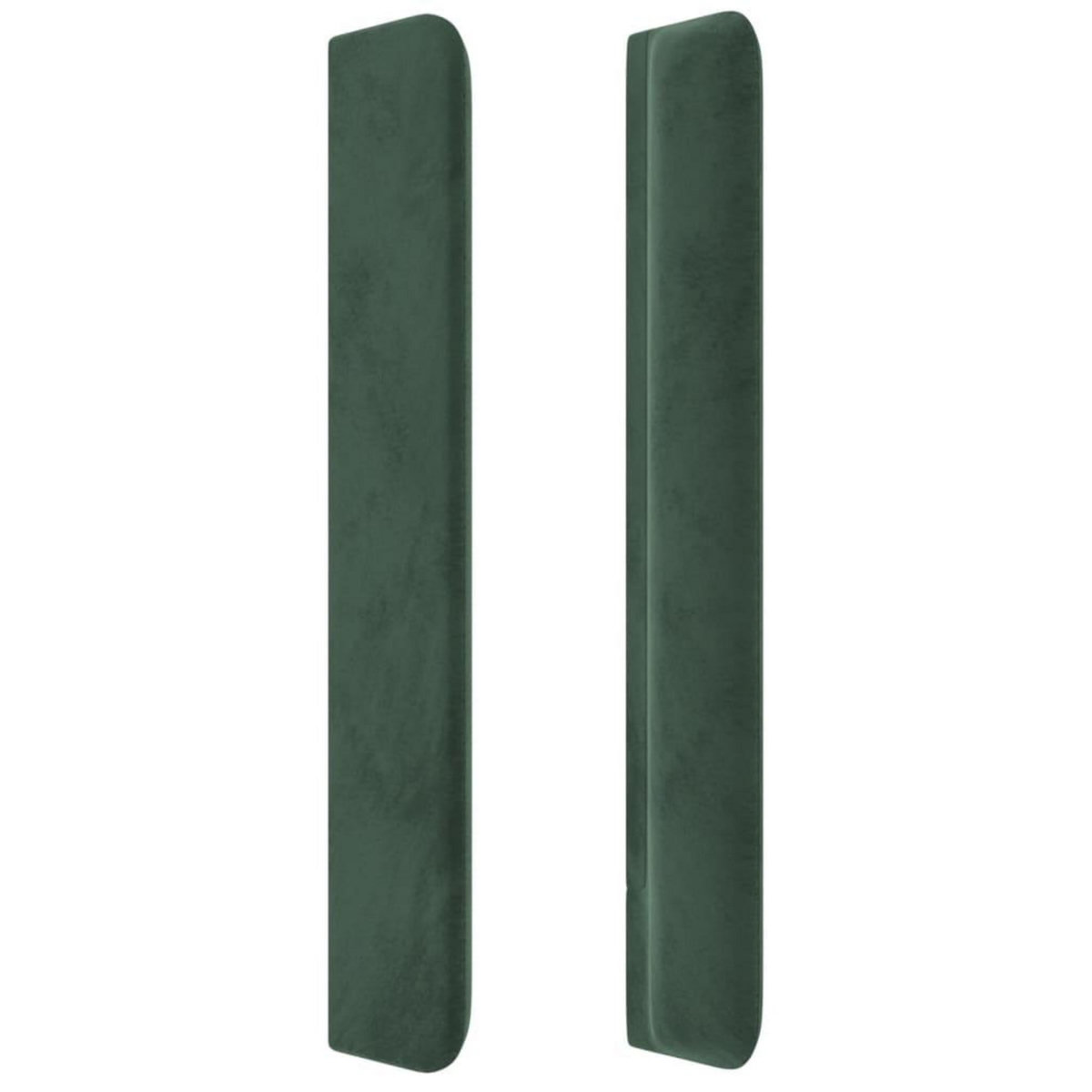 VIDAXL Tete de lit avec oreilles Vert fonce 103x16x118/128 cm Velours