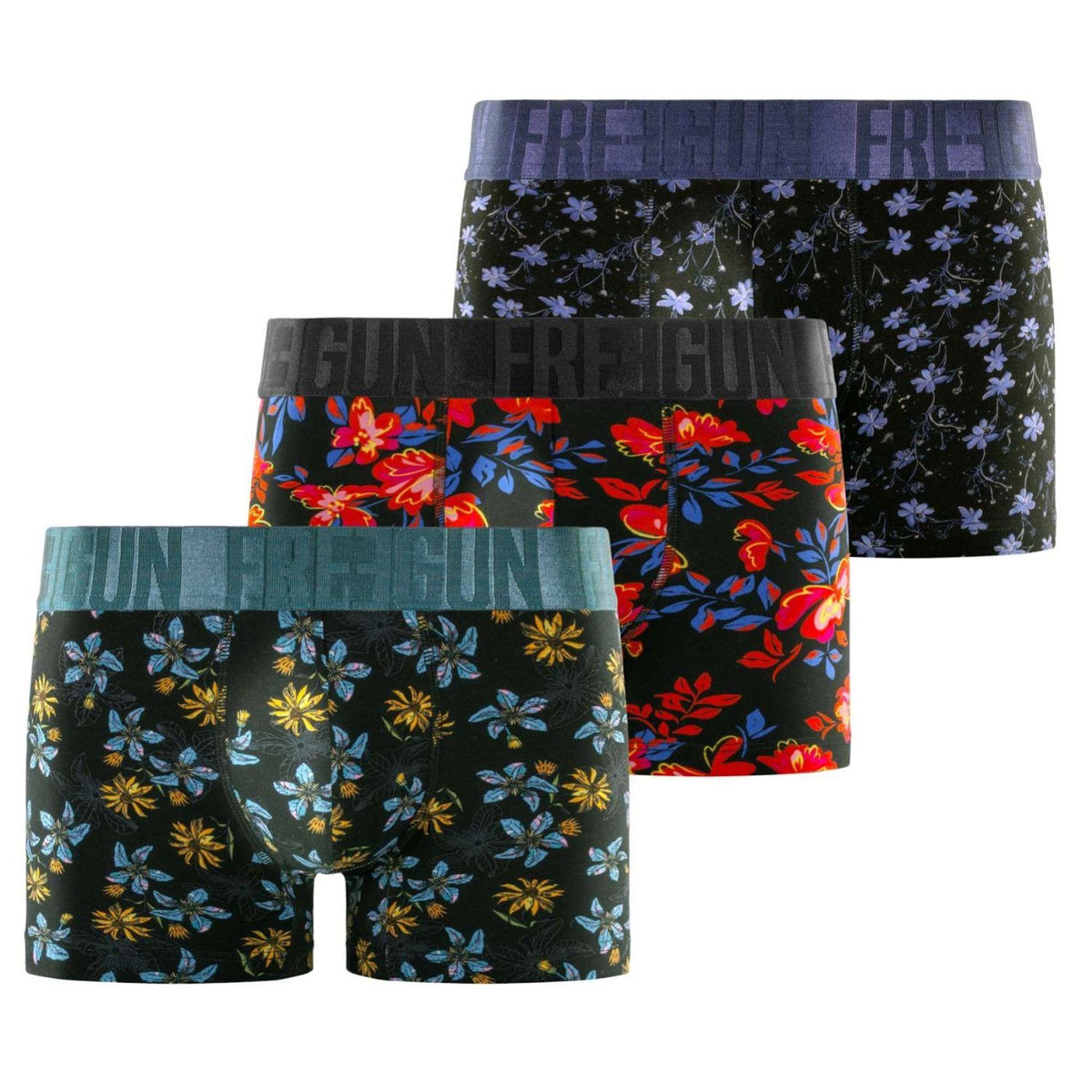 FREEGUN Lot de 3 boxers Signature Liberty