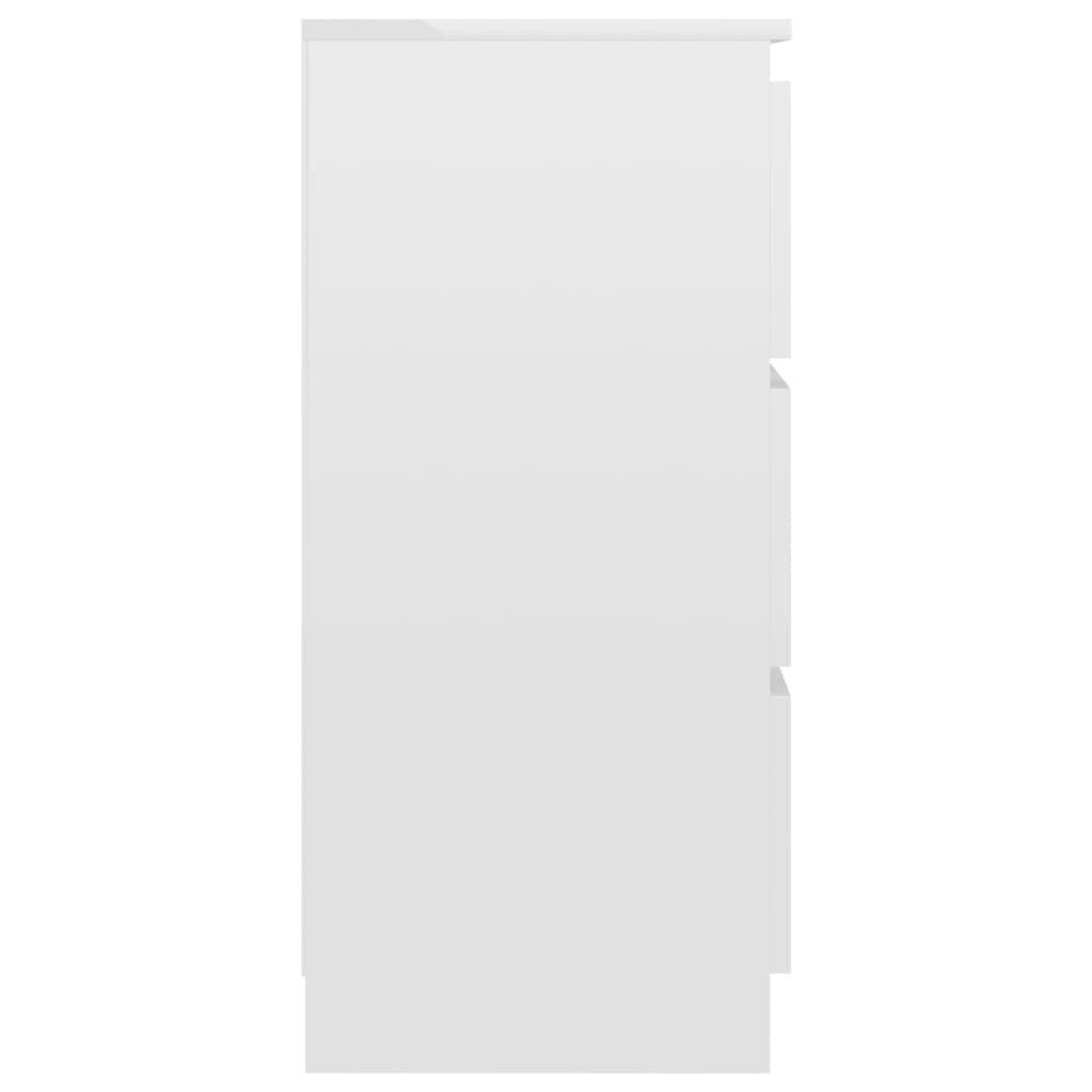 Voir la diapositive 5 : VIDAXL Buffet Blanc brillant 60x35x76 cm Bois d'ingenierie