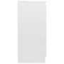 Voir la diapositive 5 : VIDAXL Buffet Blanc brillant 60x35x76 cm Bois d'ingenierie