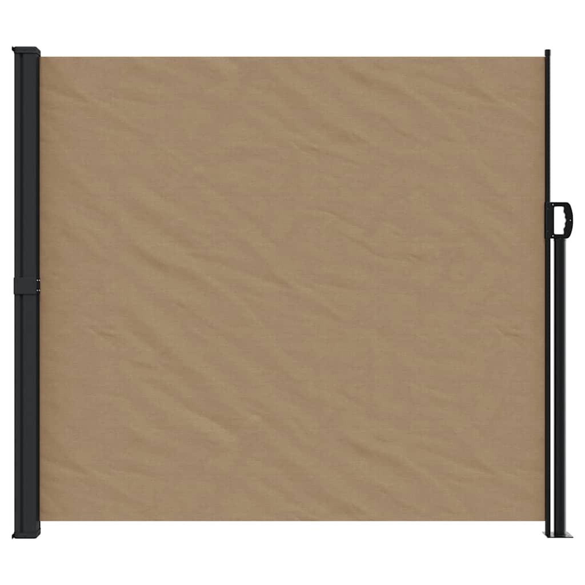 Voir la diapositive 3 : VIDAXL Auvent lateral retractable taupe 180x300 cm