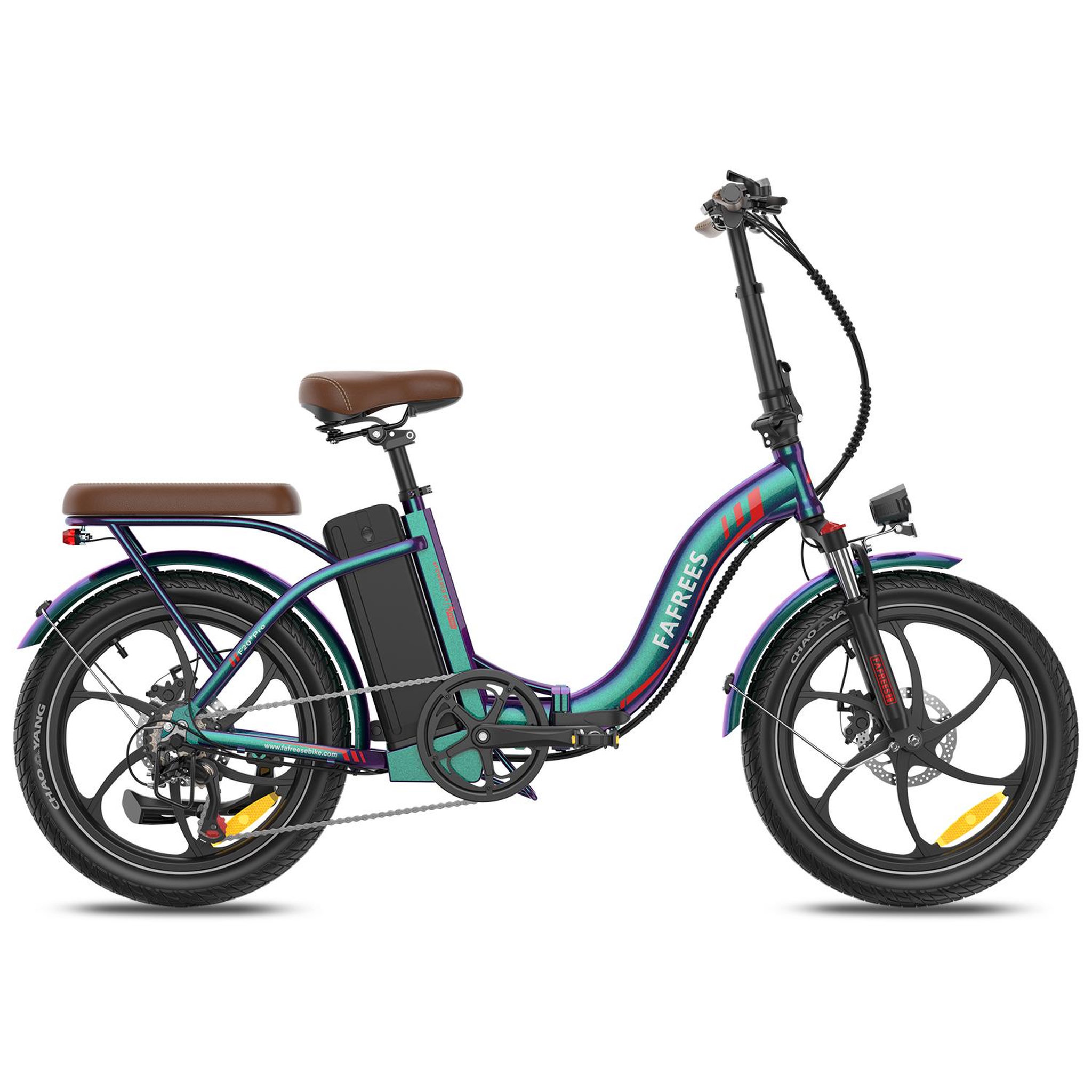 Voir la diapositive 1 : FAFREES Vélo électrique pliable de ville fafrees f20+ pro