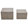 Voir la diapositive 5 : LISA DESIGN Fabio - lot de 2 tables basses gigognes - marbre gris