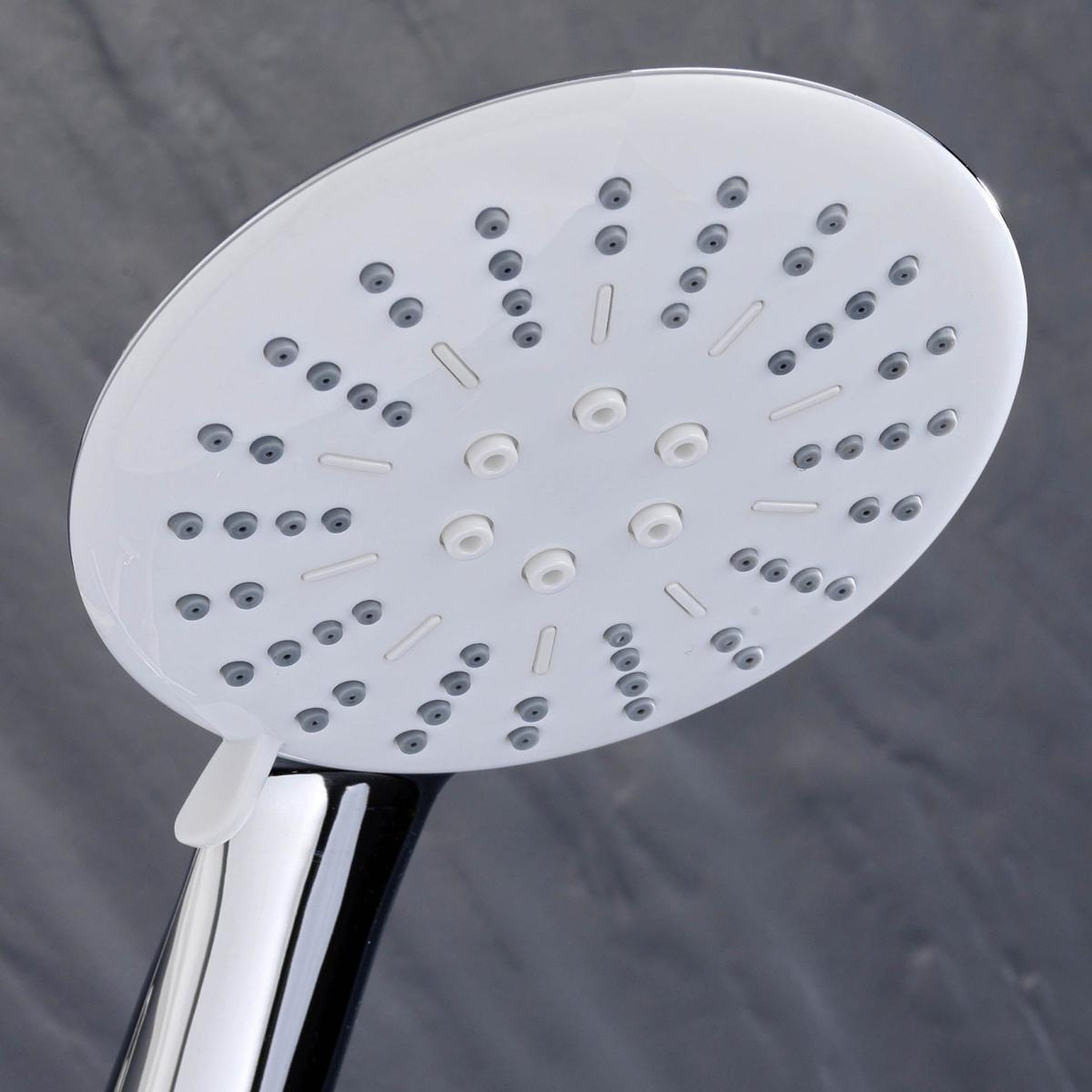 Voir la diapositive 3 : Douceur d'Intérieur Pommeau de douche 3 fonctions  hydro  24cm chrome