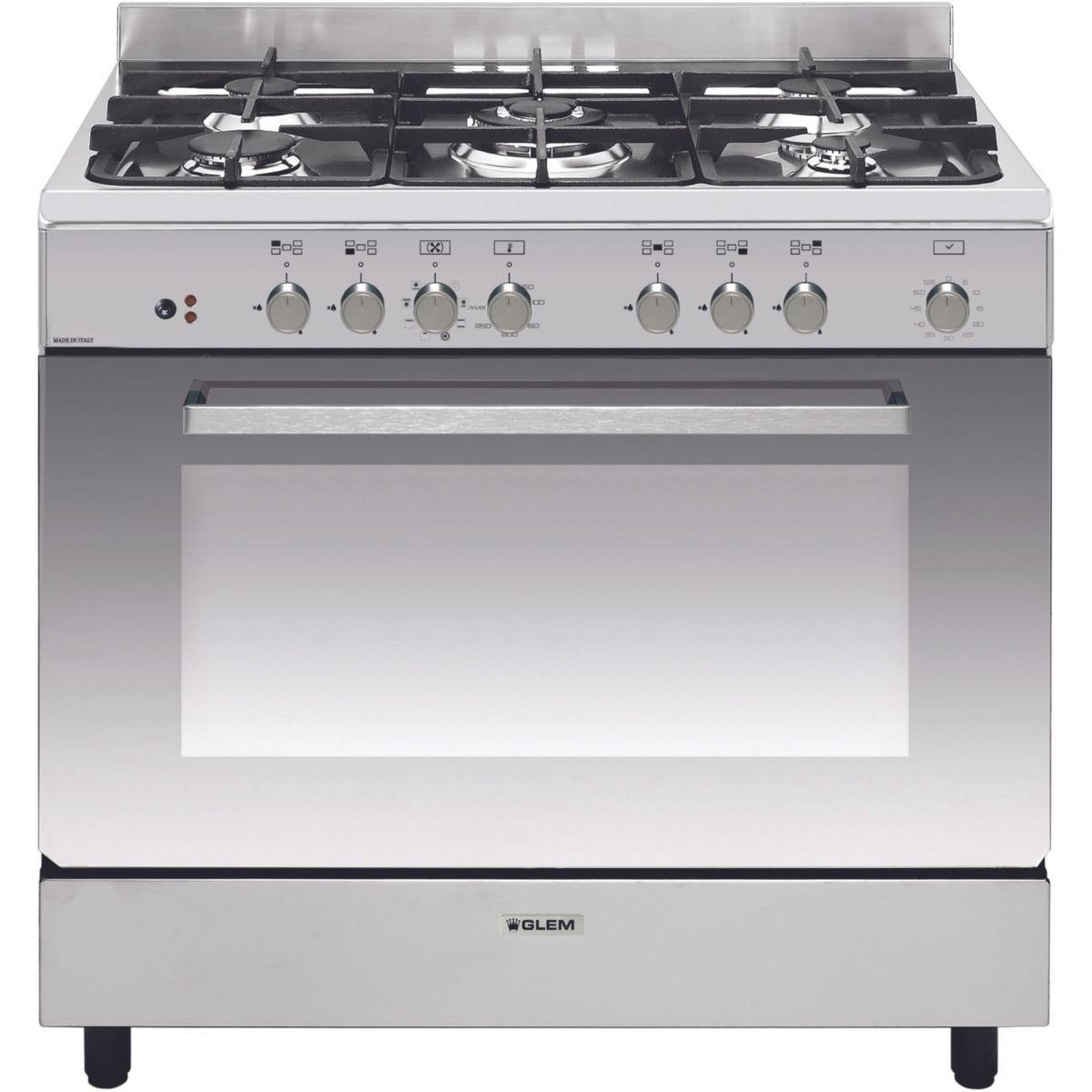 Voir la diapositive 5 : Glem Piano de cuisson gaz ge960cvix2