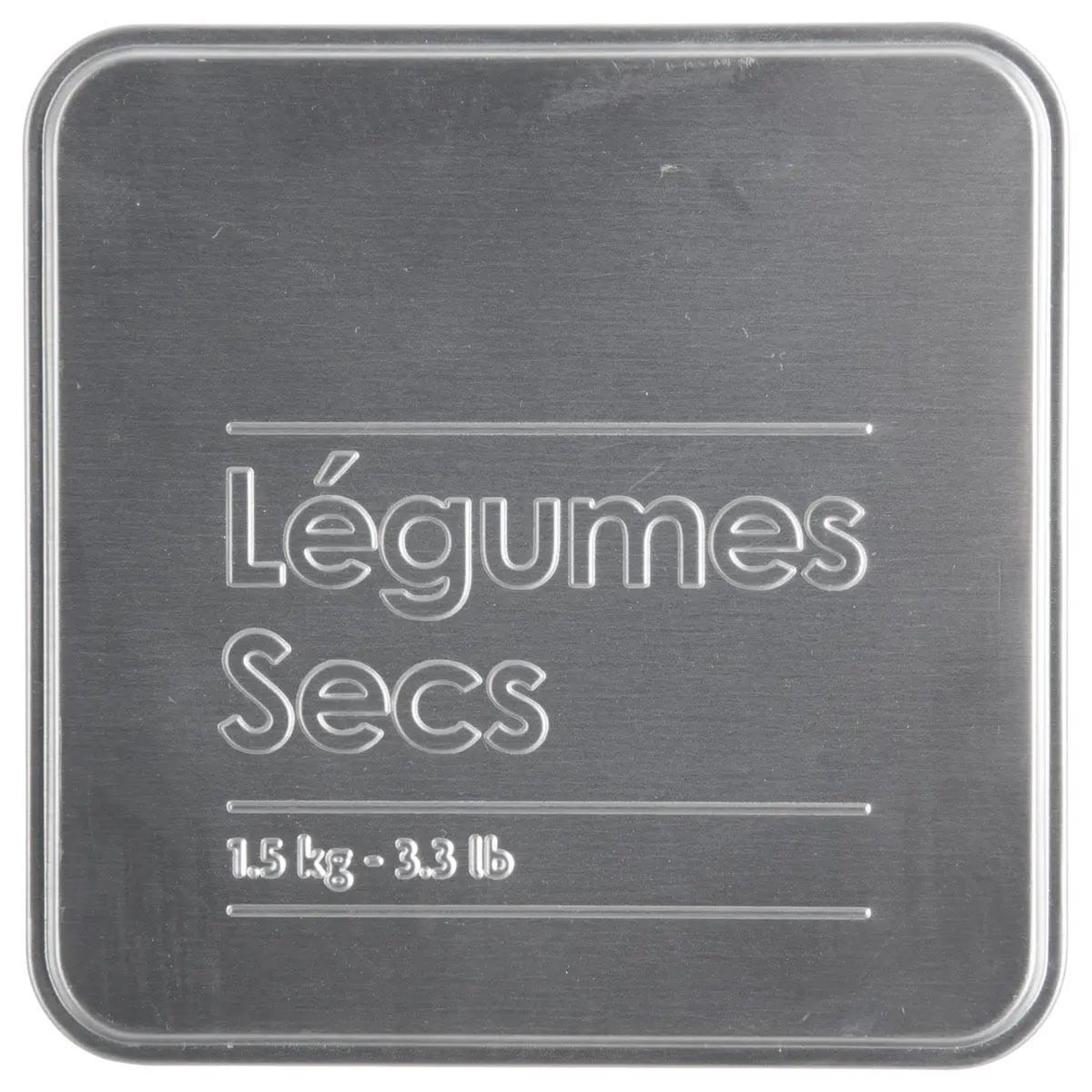 Voir la diapositive 2 : FIVE Boîte à légumes secs  relief ii  18cm noir