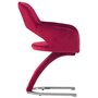 VIDAXL 3056595 Dining Chairs 6 pcs Wine Red Velvet (3x287781)