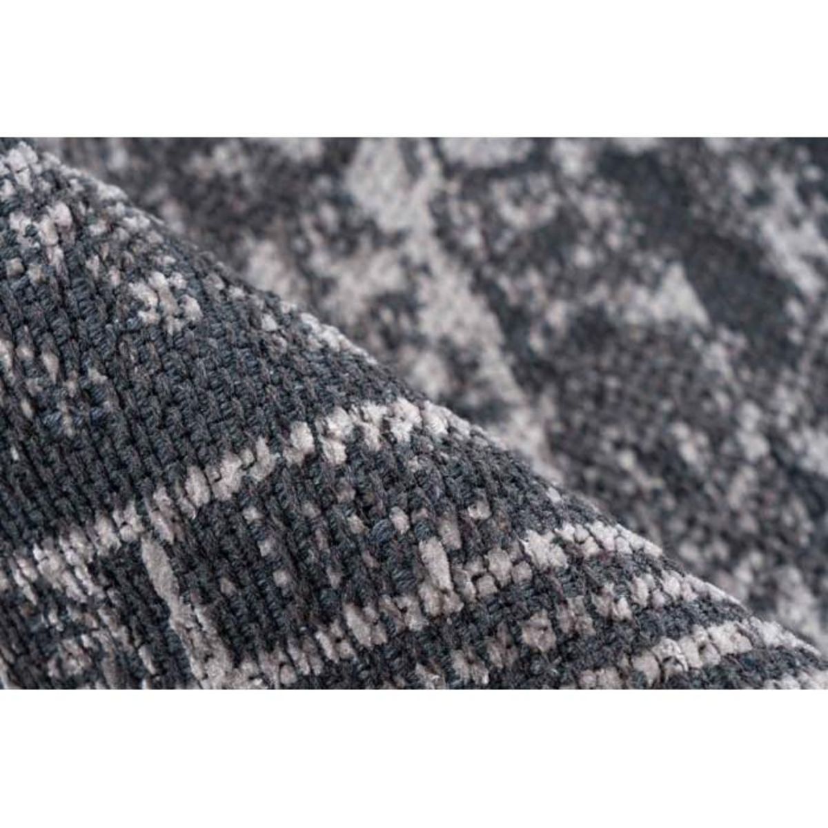 Paris Prix Tapis Tissé à Poils Plats Rétro  Kalevi  Gris