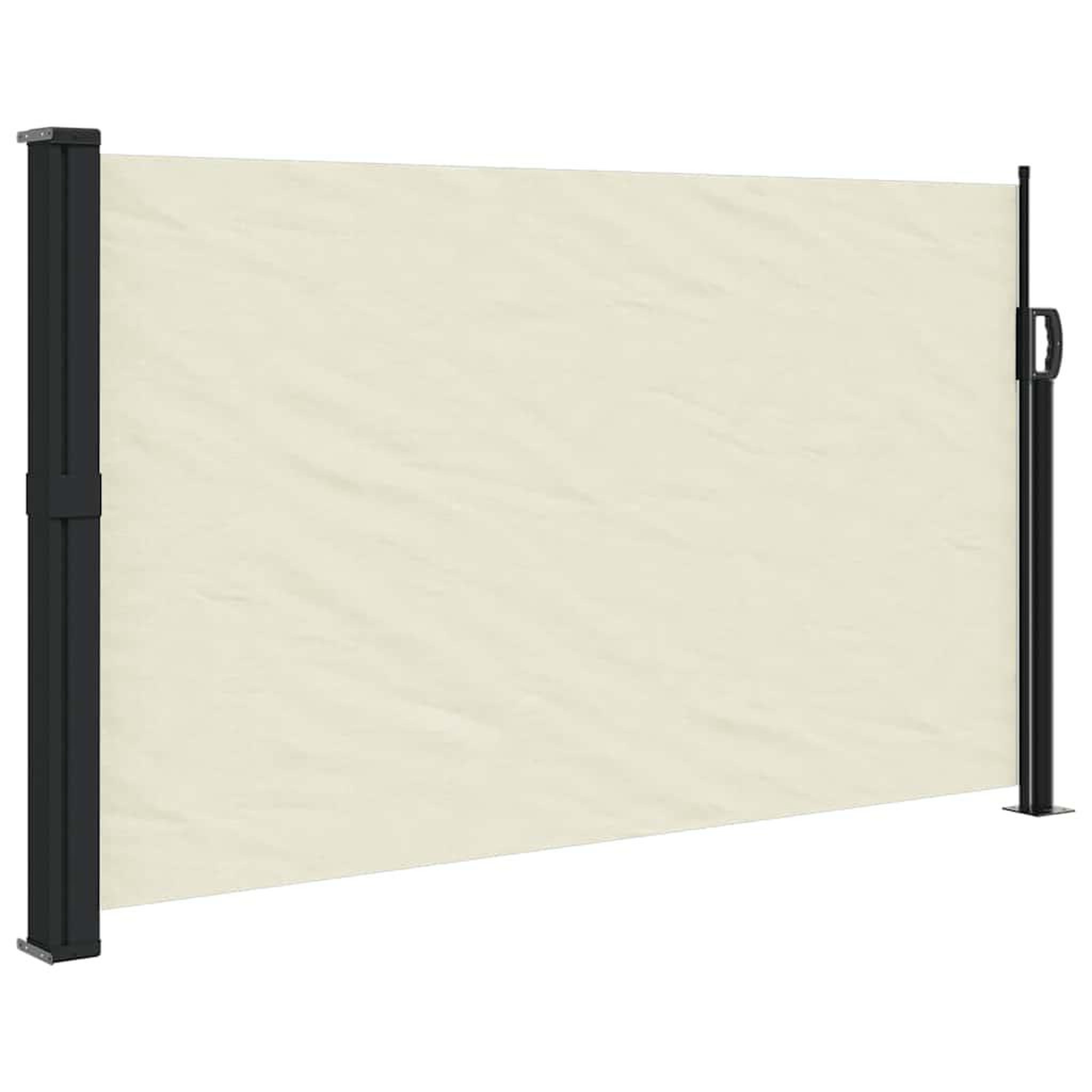 Voir la diapositive 2 : VIDAXL Auvent lateral retractable creme 120x600 cm