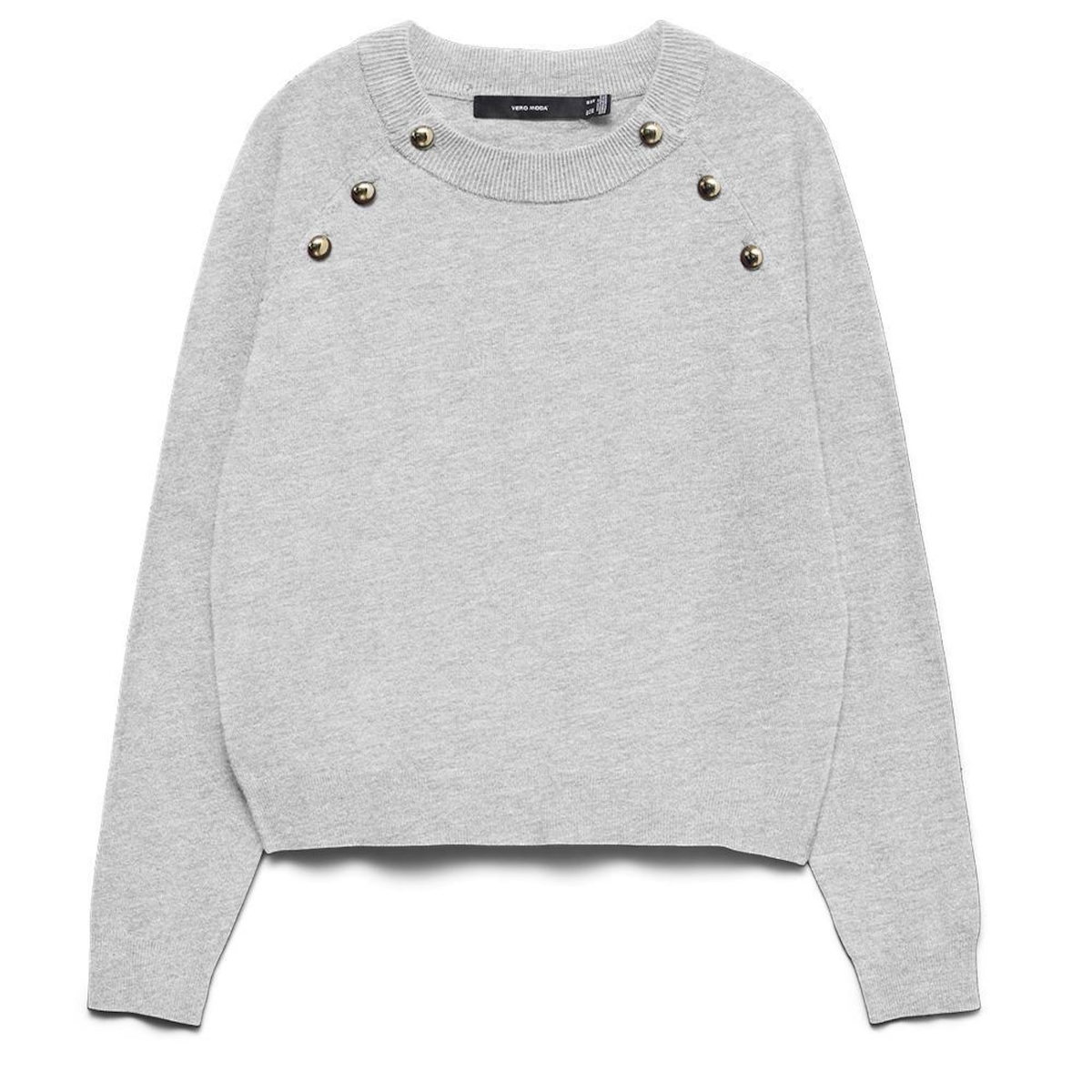 Vero Moda Pull Gris Femme Vero Moda Happy