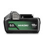 Voir la diapositive 1 : HIKOKI Batterie HIKOKI 18V 5Ah BSL1850MA Li-ion à glissièr compact indicateur de charge