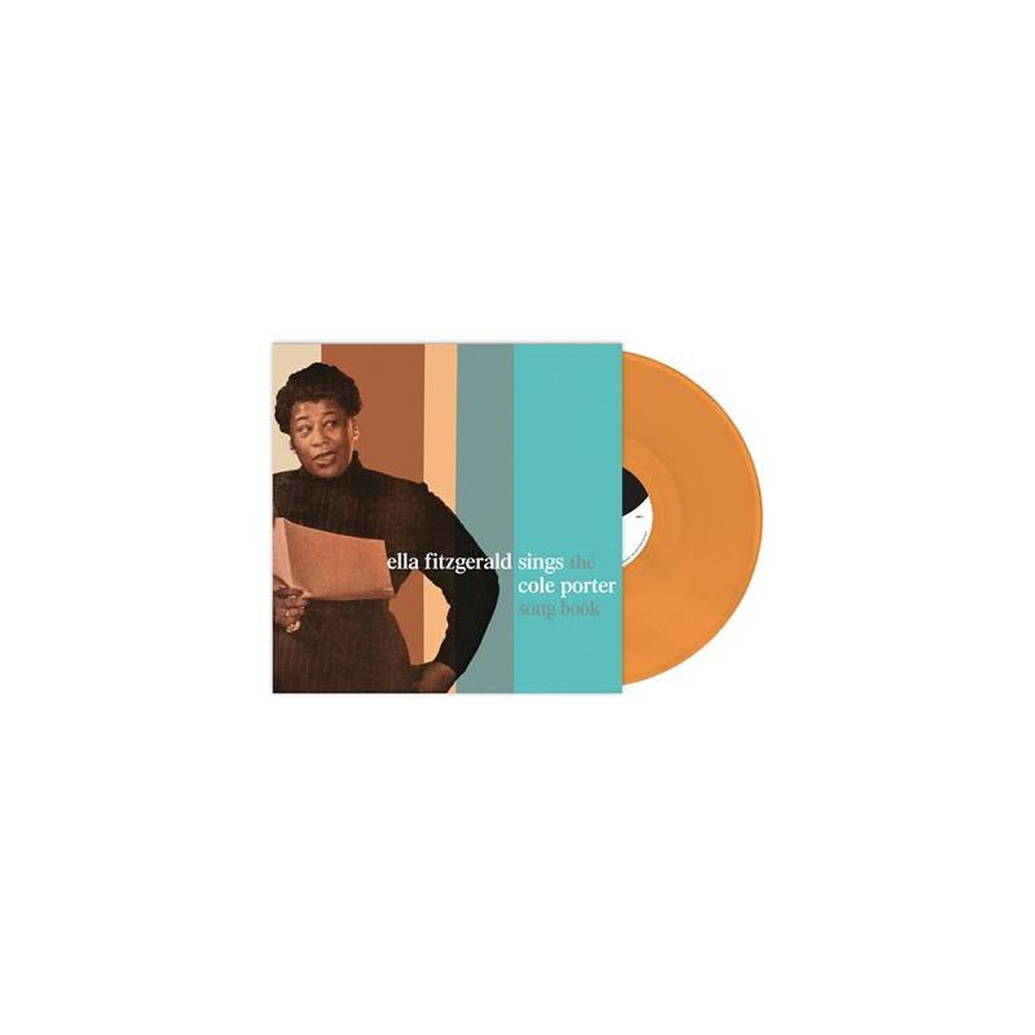 Vinyle orange en édition limitée ella fitzgerald the cole porter songbook, 4 disques, 32 titres