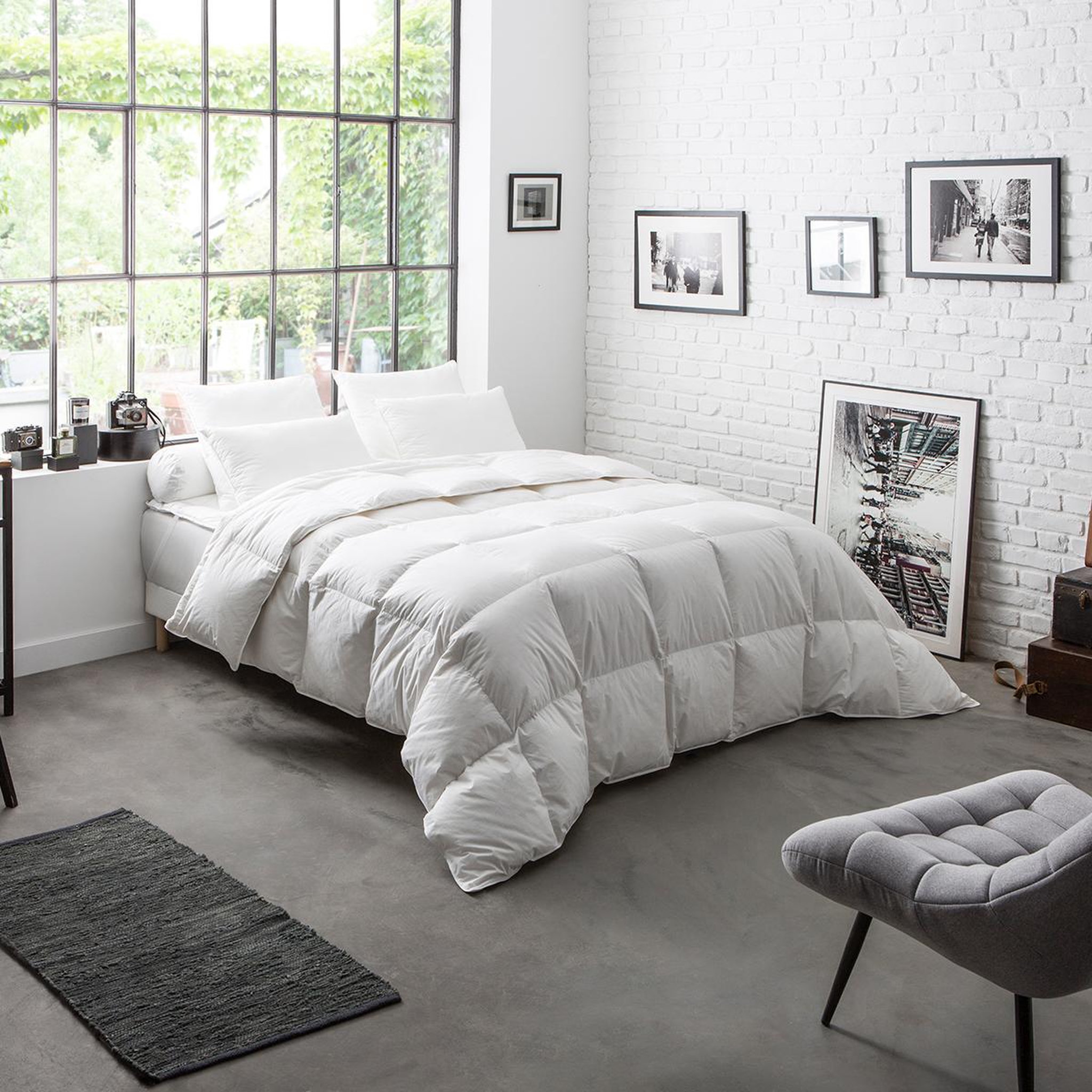Voir la diapositive 1 : DODO Couette 70% Duvet de Canard neuf Chaude