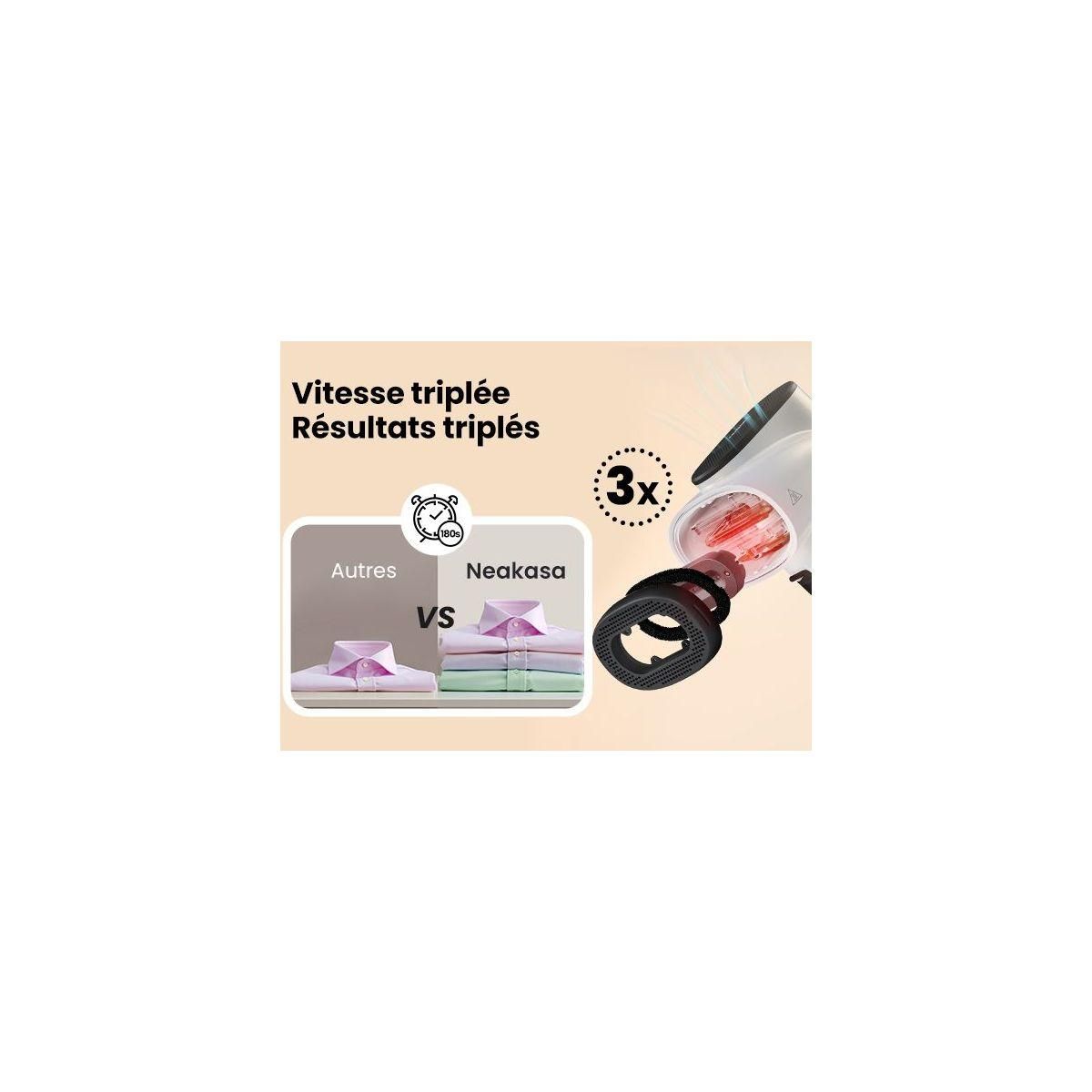 NEAKASA Défroisseur vapeur Magic 1 avec mode aspiration