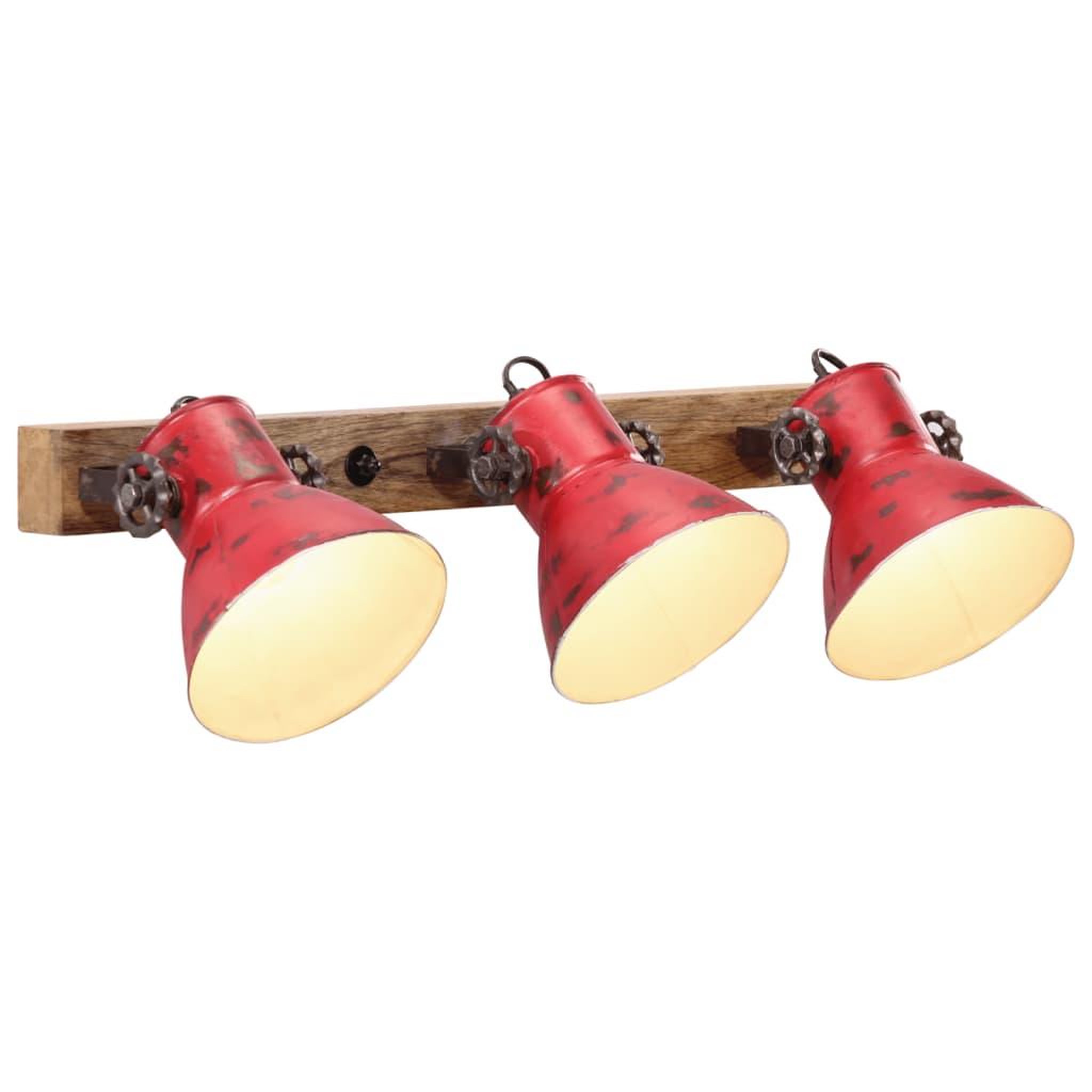 VIDAXL Lampe murale 25 W rouge delave 65x25 cm E27