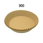 Fackelmann Lot de 300 Moules en papier air fryer ronds 20 cm Fackelmann