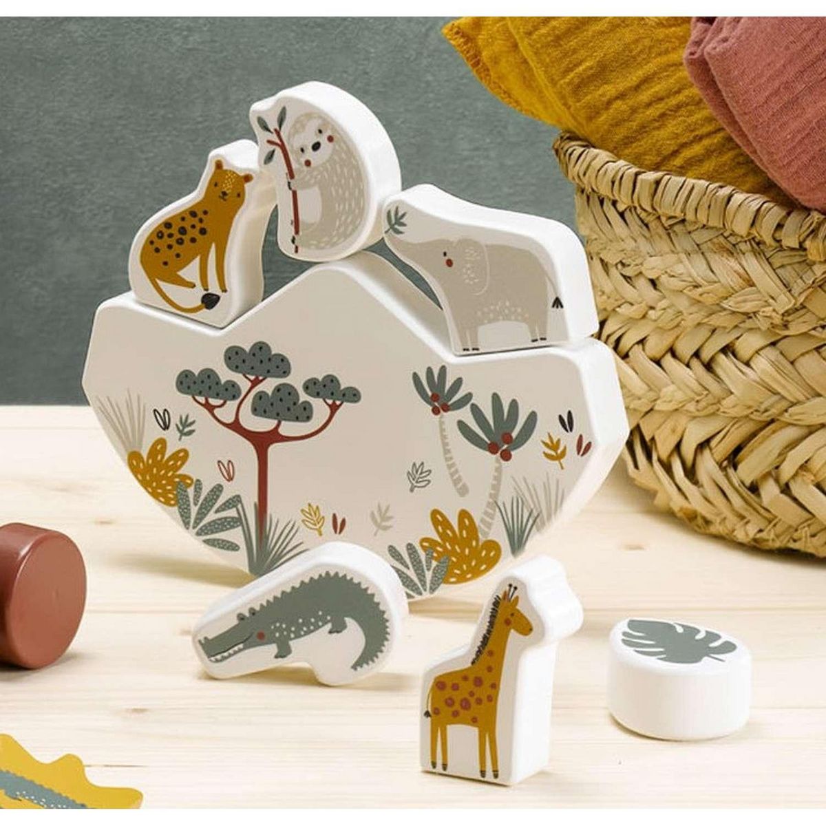 BEBE DOUCEUR Jeu d'équilibre en bois