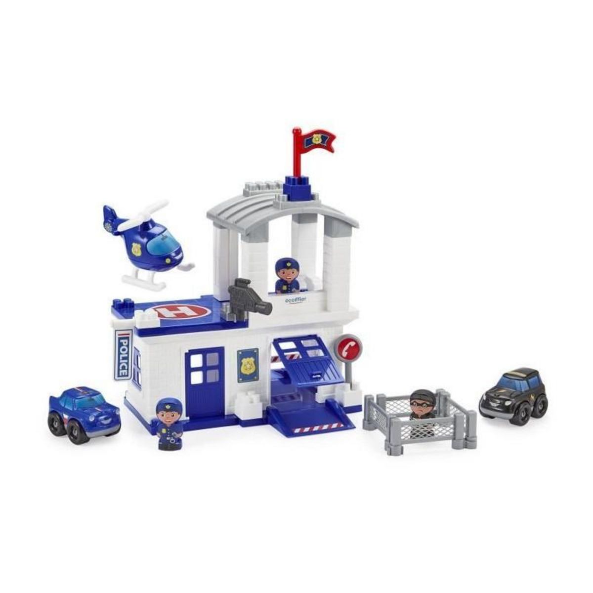 Ecoiffier Station de Police - construction en briques - des 18 mois - Abrick