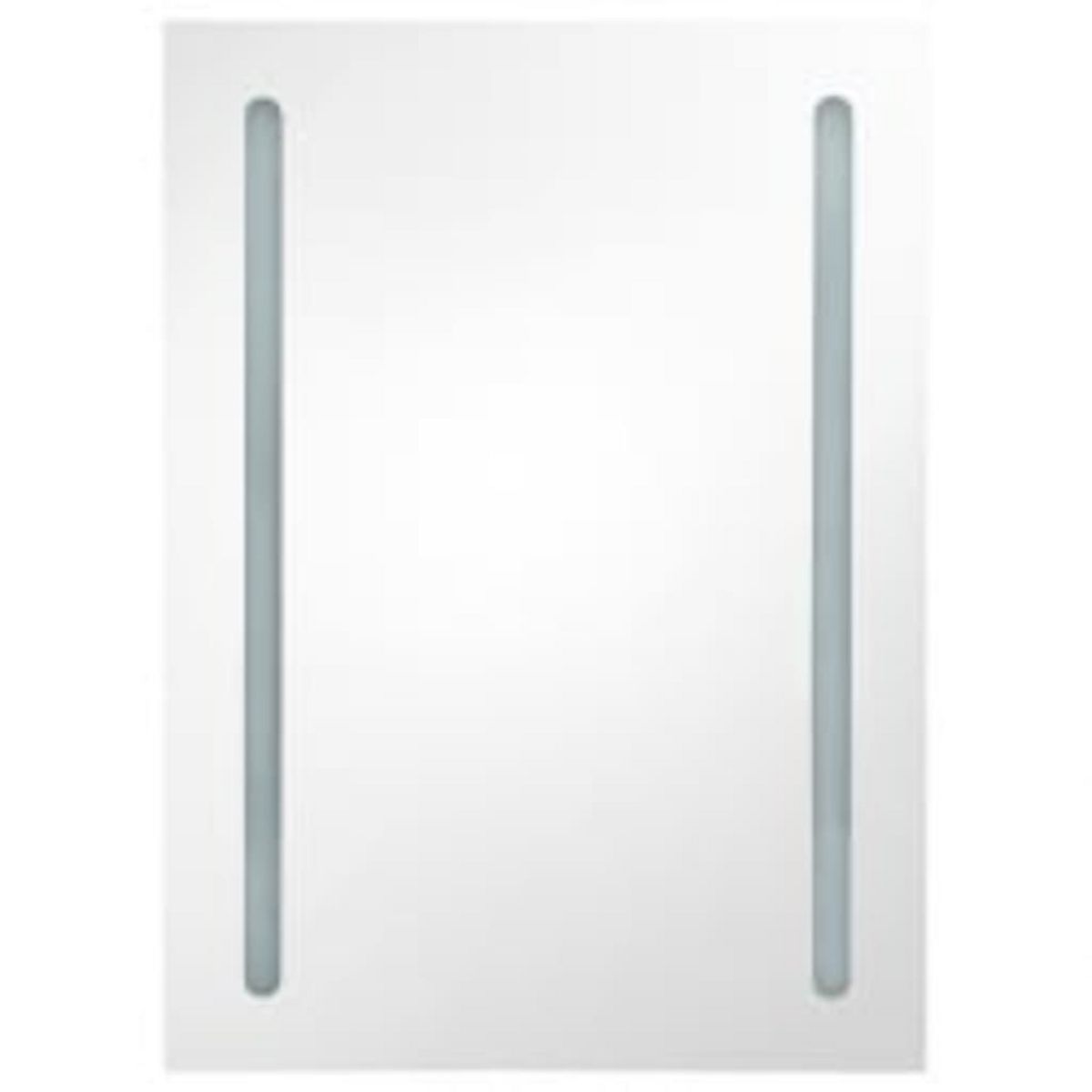 VIDAXL Armoire de salle de bain a miroir LED Chene 50x13x70 cm