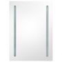 Voir la diapositive 4 : VIDAXL Armoire de salle de bain a miroir LED Chene 50x13x70 cm