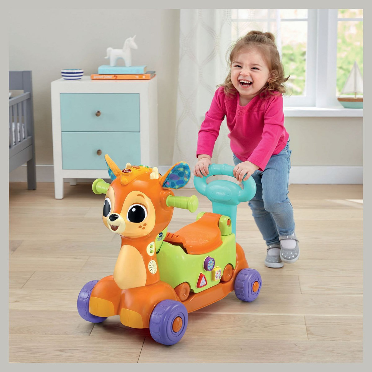 VTECH Merlin, trotti porteur 6 en 1