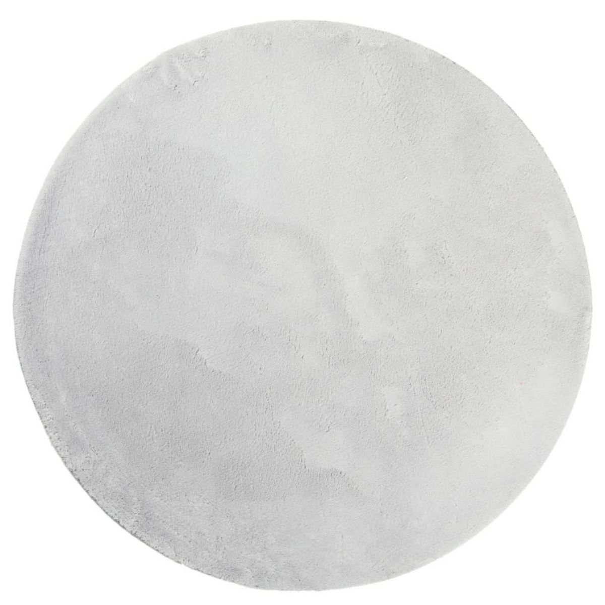 VIDAXL Tapis HUARTE a poils courts doux et lavable gris Ø 120 cm