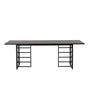 Voir la diapositive 2 : Paris Prix Table à Manger Design  Ystad  220cm Noir