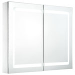 VIDAXL Armoire de salle de bain a miroir LED 80x12,2x68 cm