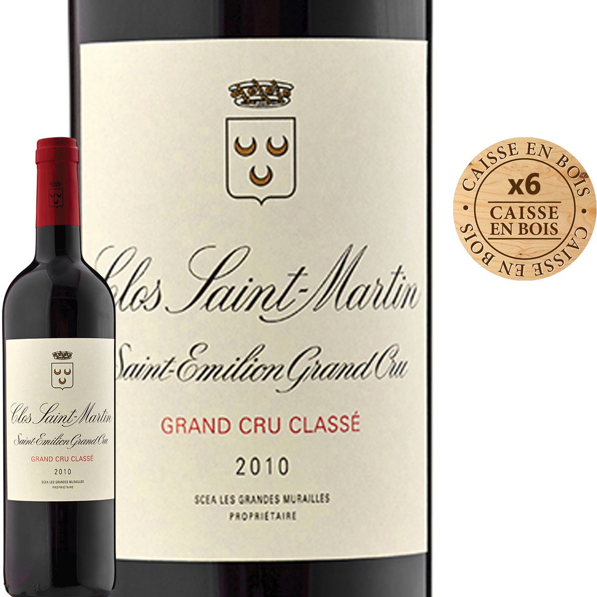 Clos Saint-Martin Saint-Emilion Rouge 2010