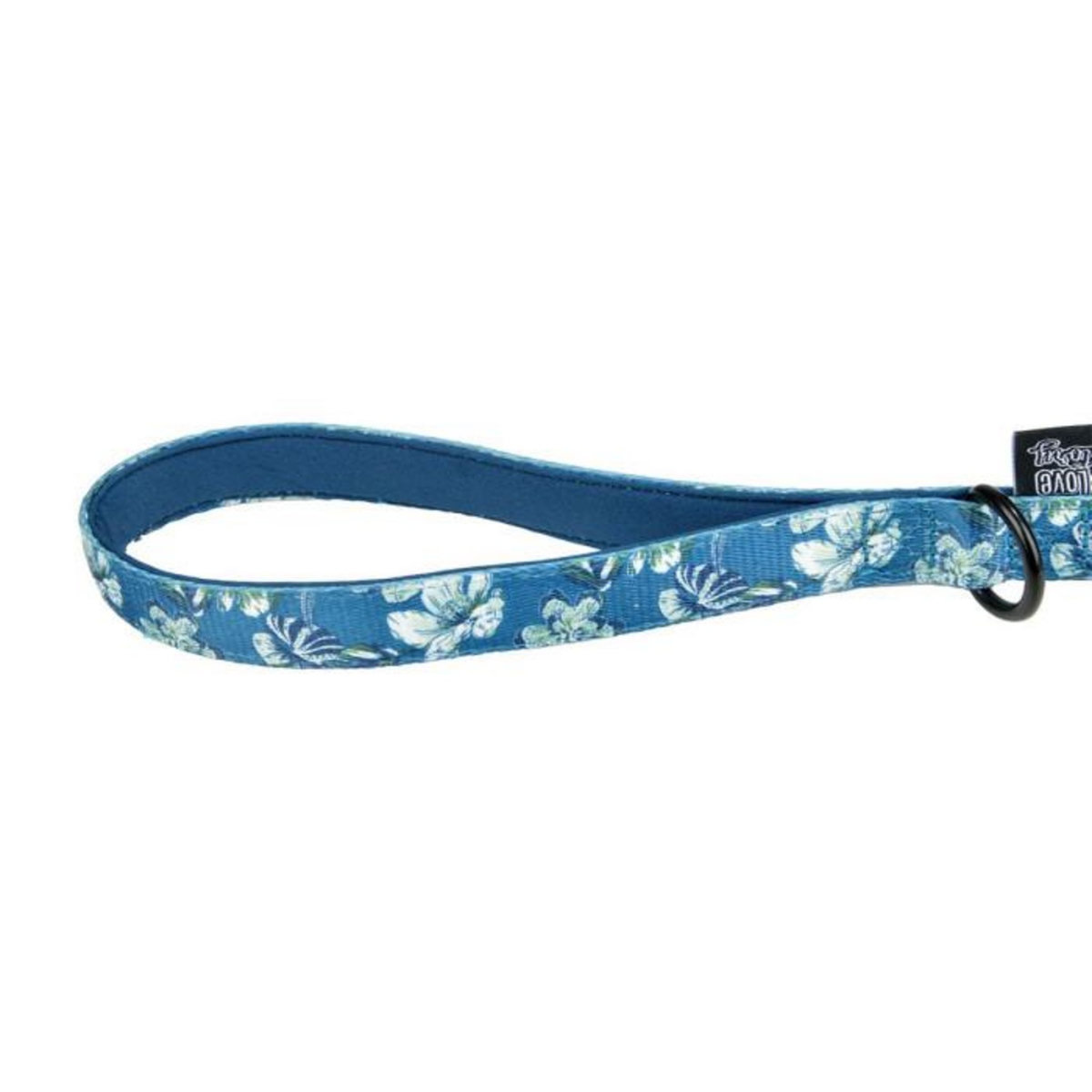 Paris Prix Laisse Pour Chien en Polyester  Vintage Flower  150cm Bleu