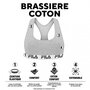 Voir la diapositive 2 : FILA Brassiere coton femme FU6042 Uni