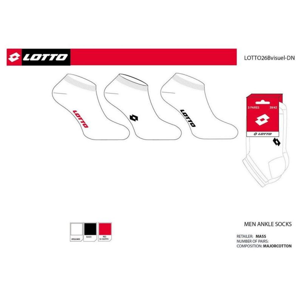 LOTTO Chaussettes Homme LOTTO